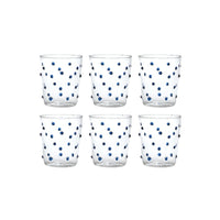 Bicchiere Zafferano Party Tumbler Blu 45 Cl Set 6 pezzi In Vetro