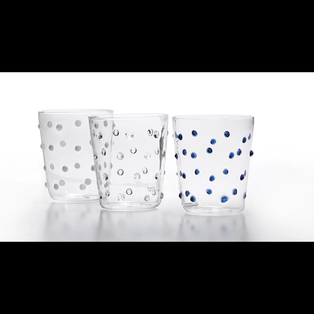 Bicchiere Zafferano Party Tumbler Giallo oro 45 Cl Set 6 pezzi In Vetro