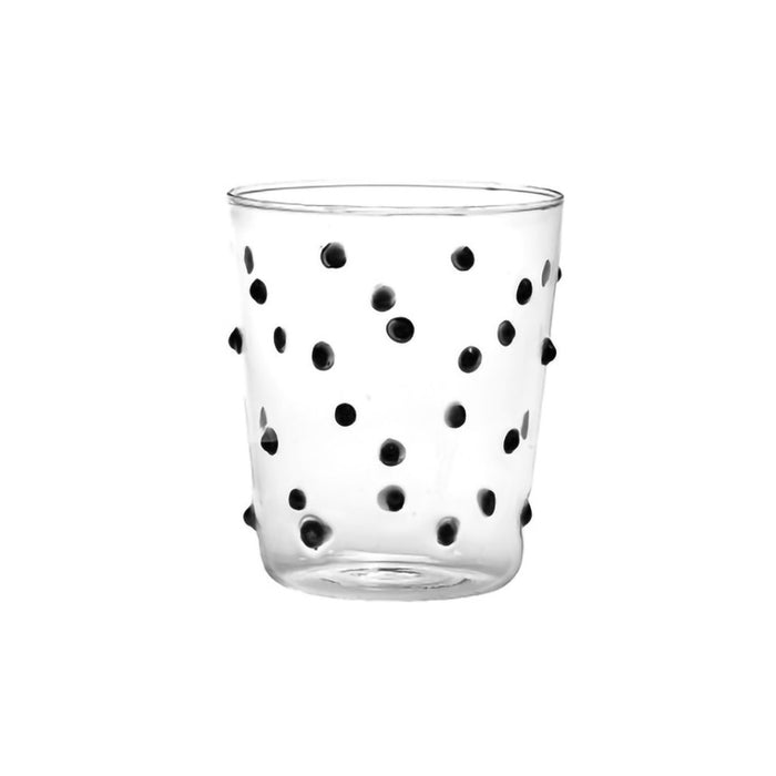 Bicchiere Zafferano Party Tumbler Nero 45 Cl Set 6 pezzi In Vetro