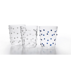 Bicchiere Zafferano Party Tumbler Nero 45 Cl Set 6 pezzi In Vetro