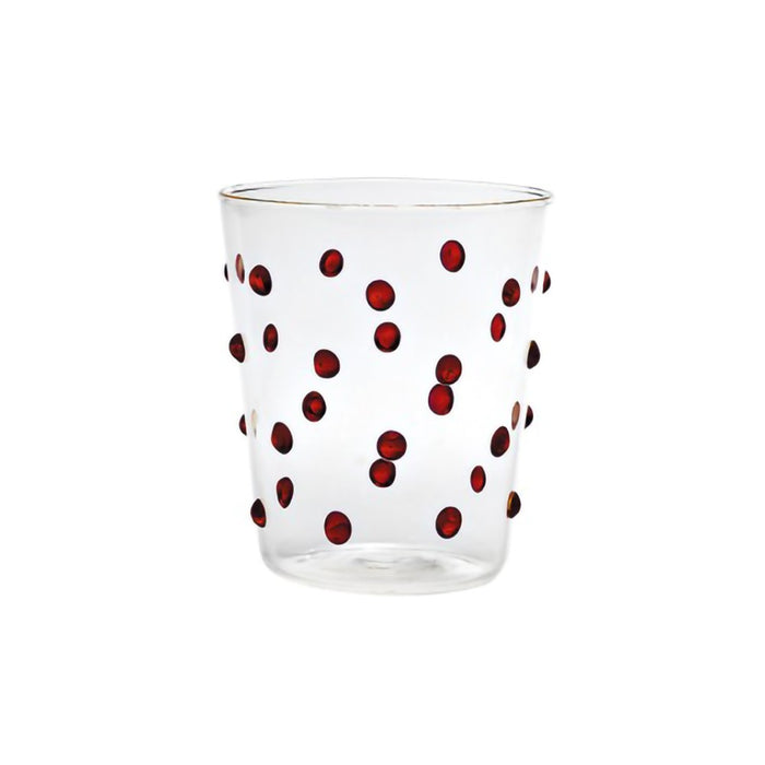 Bicchiere Zafferano Party Tumbler Rosso 45 Cl Set 6 pezzi In Vetro
