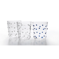 Bicchiere Zafferano Party Tumbler Rosso 45 Cl Set 6 pezzi In Vetro