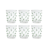 Bicchiere Zafferano Party Tumbler Verde 45 Cl Set 6 pezzi In Vetro