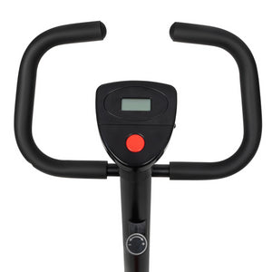IDMarket - Bicicleta estática ajustable con pantalla LCD multifunción