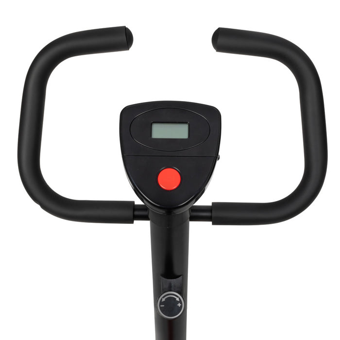 IDMarket - Bicicleta estática ajustable con pantalla LCD multifunción