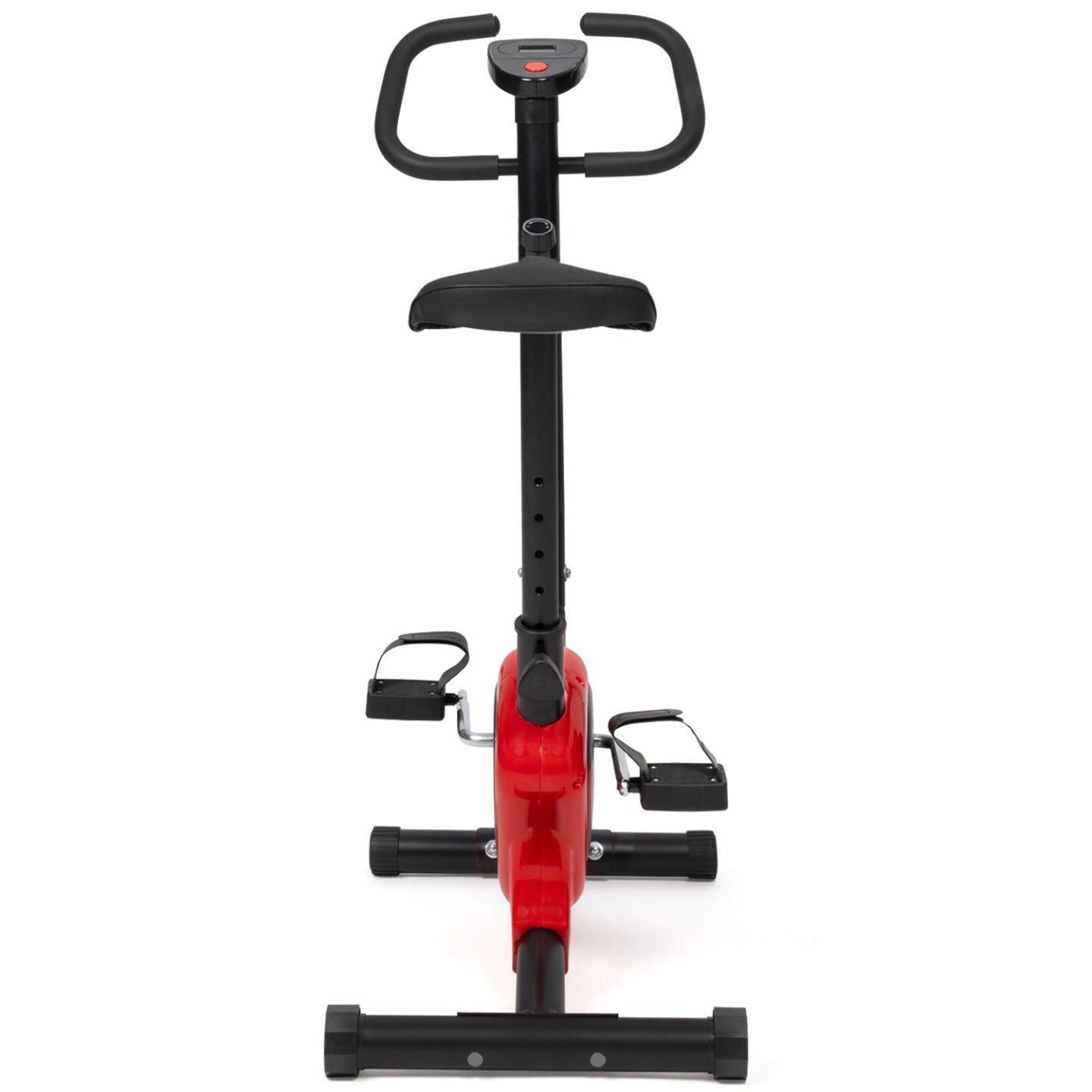 IDMarket - Bicicleta estática ajustable con pantalla LCD multifunción