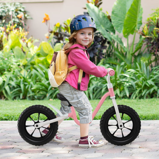 Bicicletta equilibrio senza pedali con sella regolabili in altezza, Bicicletta leggera per bambini 3 + anni Rosa-Biciclette e tricicli