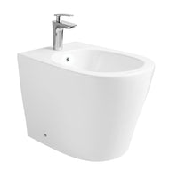 Bidet a pavimento bianco lucido YJ-1380F