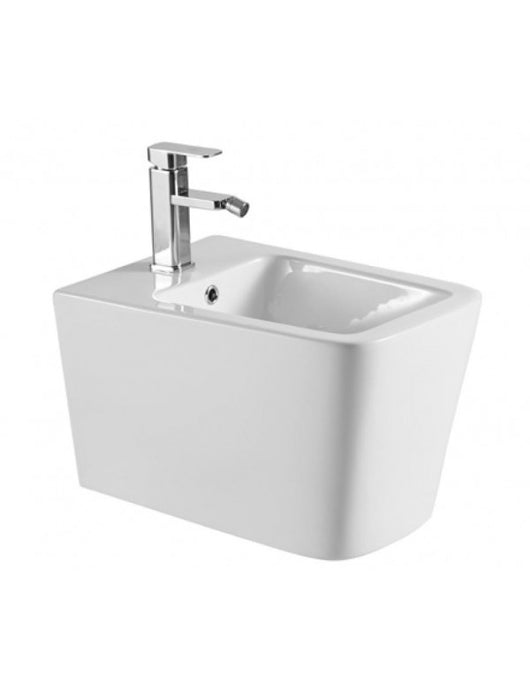 BOFY bidet sospeso bianco in porcellana 53x36,5x31,5 cm