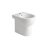 Bidet a Terra Azzurra Ceramica "Mini Nuvola" Bianco Lucido