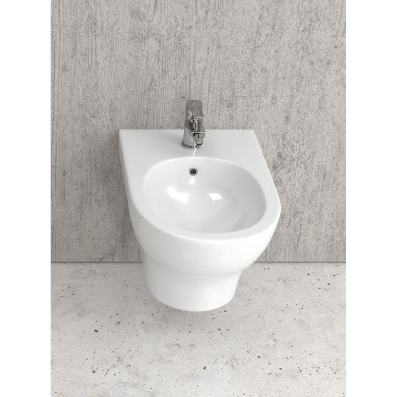 EOLIS bidet sospeso in ceramica 52x30x35 cm