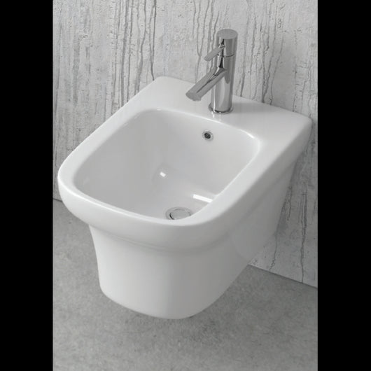 Bidet sospeso in porcellana GRACE 36x50 cm