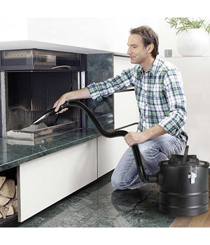Bidone Aspiracenere Elettrico 1000w Aspirapolvere Aspira Cenere Stufa Pellet 18l         