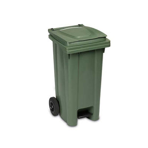 Bidone con Pedale 120 Vrd 55X50 h 94 Stefanplast