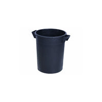 Bidone in Plastica per Spazzatura con Manici Nero 75 lt