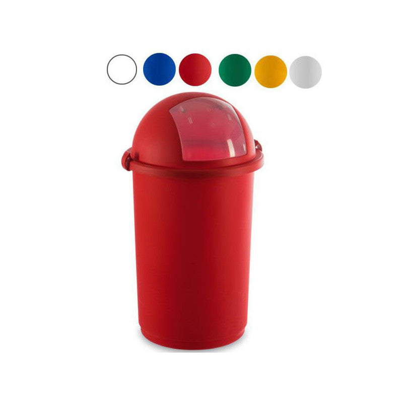 Bidone Push Rosso L 50 5055M Giganpl