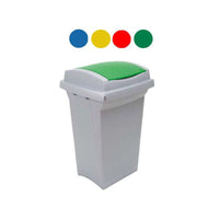 Bidone Recycling Rosso L 50 43X39 H 68 Ics