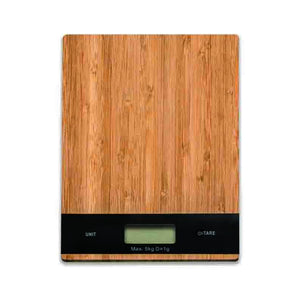 Bilancia Cucina 5kg Elettrica Bamboo
