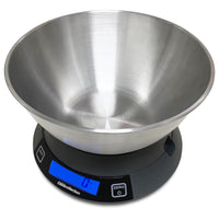 Bilancia Cucina 5kg Elettrica Round Black