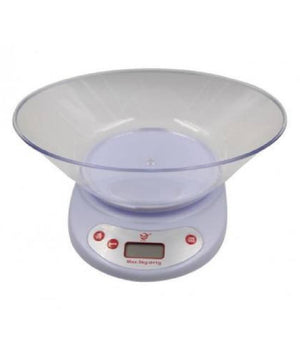 Bilancia Da Cucina Alimenti Elettronica Digitale Precisione Con Ciotola 5kg         
