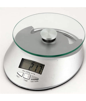 Bilancia Da Cucina Digitale Precisione Da 1gr A 5kg Con Ripiano In Vetro Qe-ke-4         