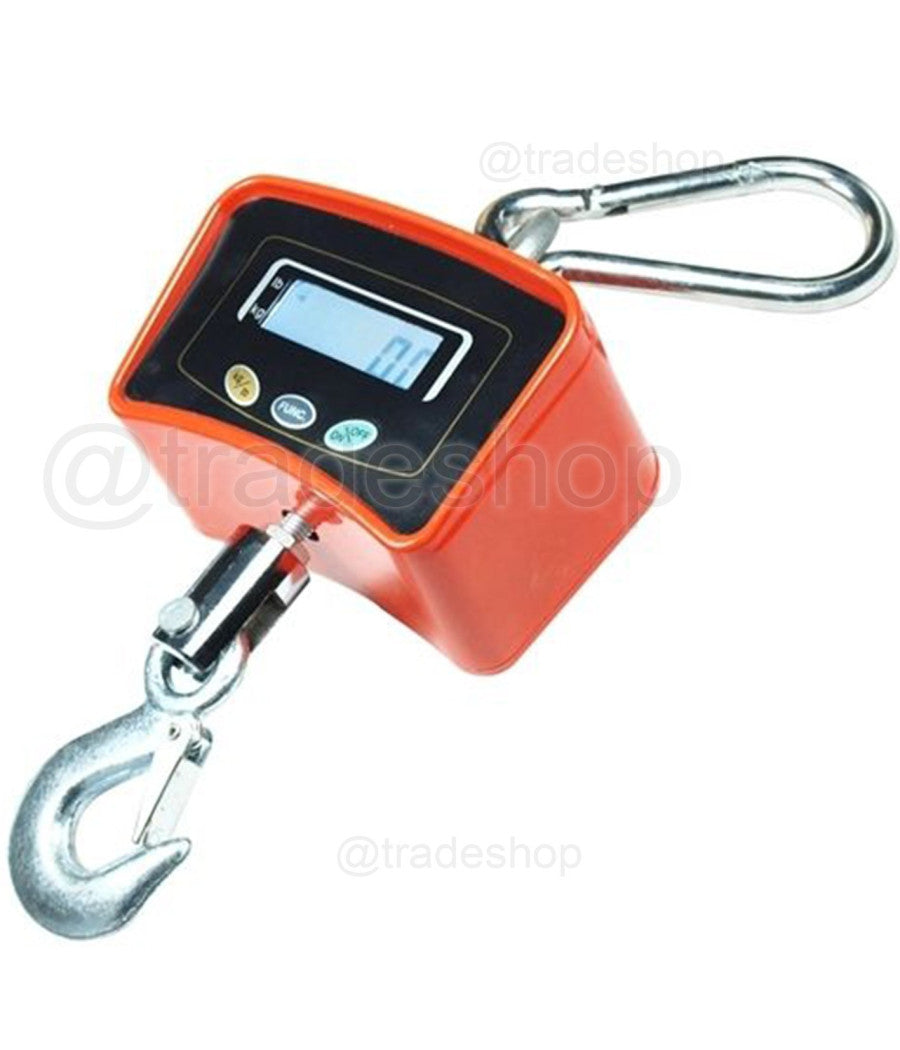 Bilancia Da Gru 300 Kg Con Gancio Acciaio Inox Bilancia Industriale         