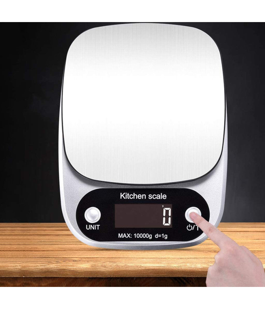 Trade Shop - Bilancia Digitale Accessorio Per Cucina Casa Elettronica Q-c305 Pesa Alimenti -