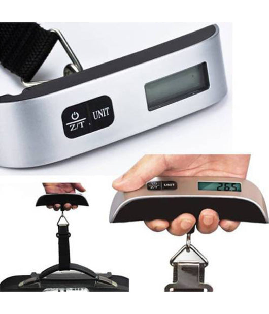 Bilancia Digitale Con Fascia Pesa Bagagli A Mano Valigie Portatile Da Viaggio         