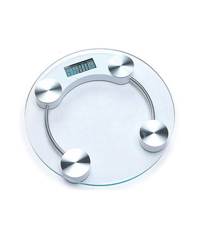 Bilancia Digitale Lcd Massa Corporea Pesapersone Vetro Trasparente 150kg Pesa         