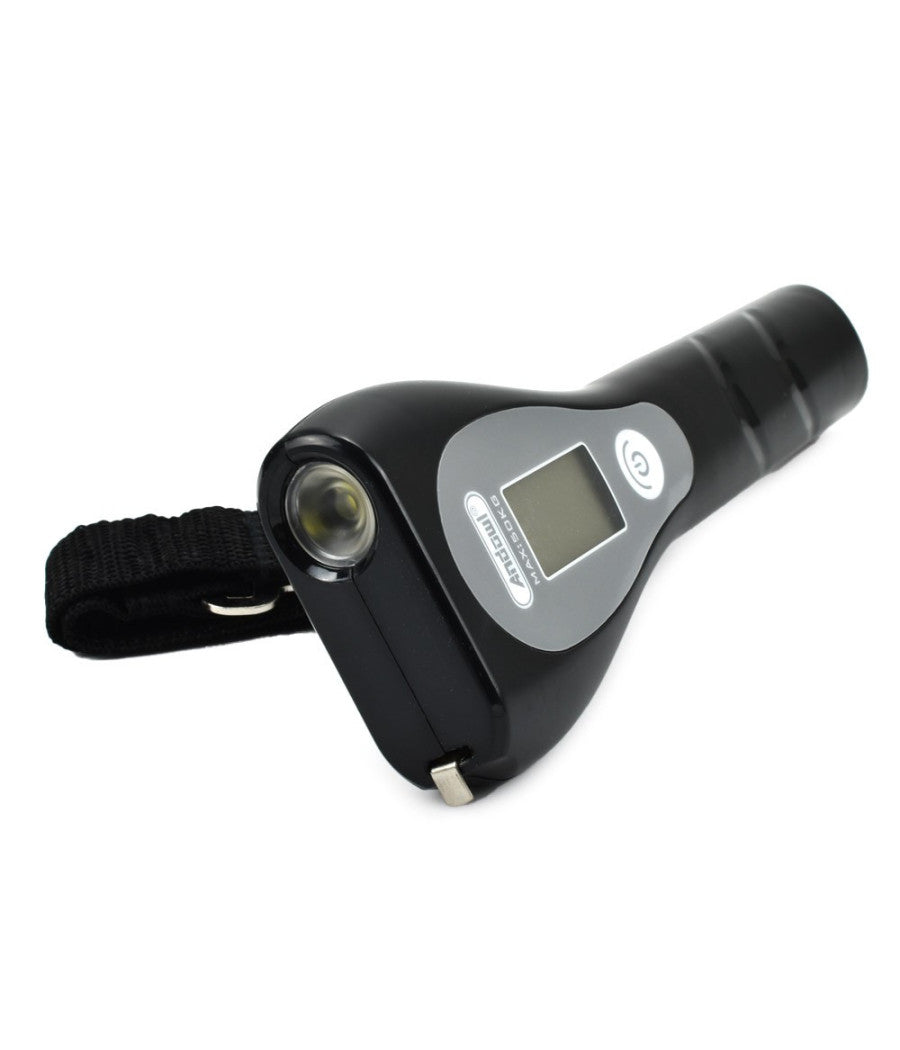 Bilancia Digitale Portatile Per Bagagli Fino A 50kg Metro Torcia Display Q-t158         