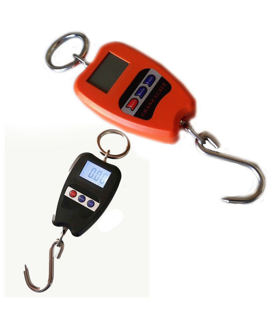 Bilancia Digitale Professionale Gancio Dinamometro Molla 200 Kg Sospesa Molla         