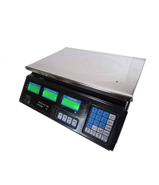 Bilancia Elettronica Da Banco Pesa Fino A 40kg Display Lcd Retroilluminato         