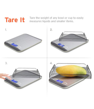 Bilancia Elettronica Digitale Da Cucina Digitale In Acciaio Inossidabile Max 5kg         