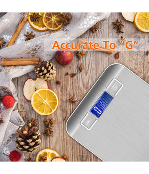 Bilancia Elettronica Digitale Da Cucina Digitale In Acciaio Inossidabile Max 5kg         