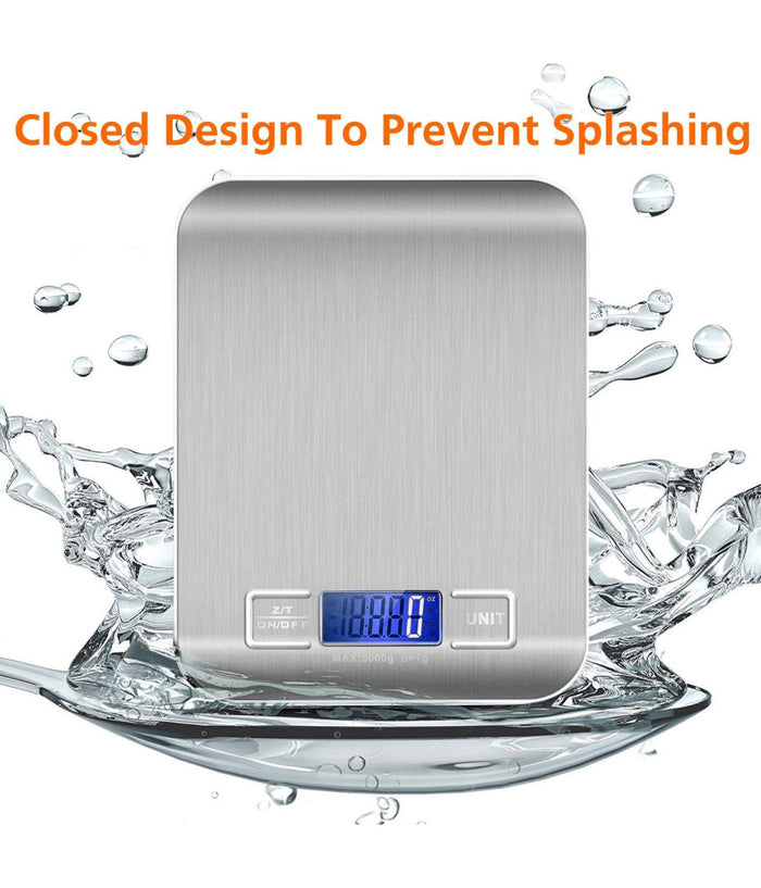 Bilancia Elettronica Digitale Da Cucina Digitale In Acciaio Inossidabile Max 5kg         