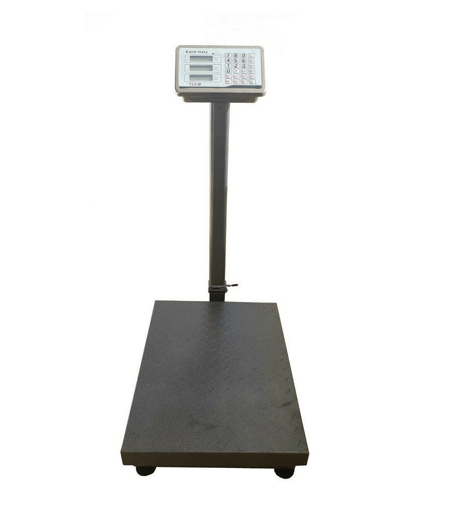 Bilancia Industriale Da Terra Con Piattaforma Display Digitale Peso 300 Kg         