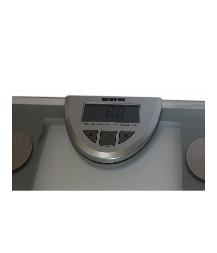 Bilancia Pesa Persone Pesapersone Digitale Elettronica In Vetro Quadrata 150kg         