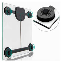 Trade Shop - Bilancia Pesapersone Digitale Ultrasottile In Vetro Pesa Persone Max. 180 Kg -