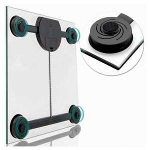 Trade Shop - Bilancia Pesapersone Digitale Ultrasottile In Vetro Pesa Persone Max. 180 Kg -