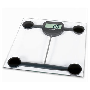 Trade Shop - Bilancia Pesapersone Digitale Ultrasottile In Vetro Pesa Persone Max. 180 Kg -