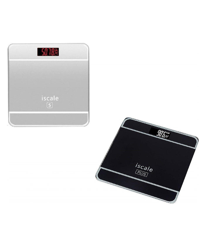 Bilancia Pesapersone Quadrata Vetro Bagno Schermo Lcd Elettronica Digitale Max 180kg         