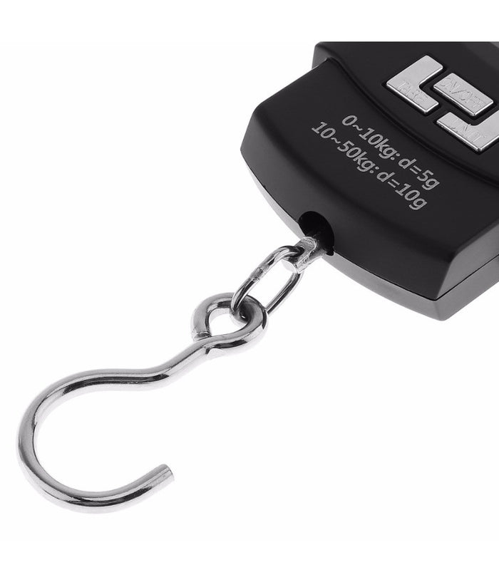 Bilancia Portatile Elettronica Per Pesca Caccia Pesa Bagagli 50 Kg Wh-a08         