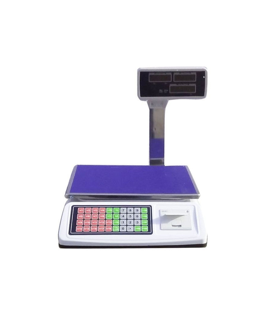 Bilancia Professionale Da Banco Digitale Max 50kg 5 Gr Con Display Con Scontrino         