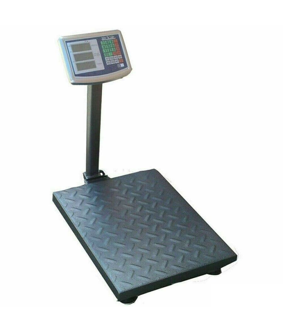 Bilico Bilancia Digitale 500 Kg Piattaforma Elettronica Display Lcd Bascula         