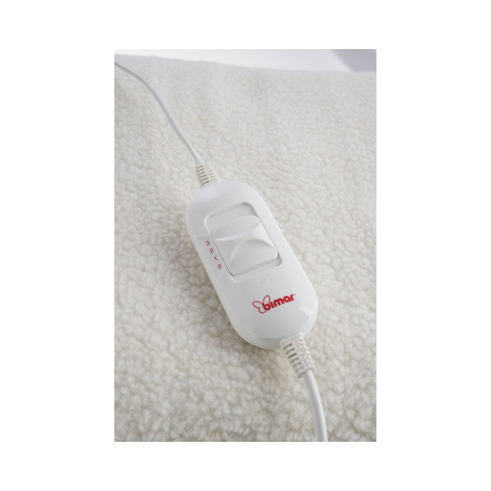 Bimar scl11a scaldaletto elettrico 150x80cm in lana sintetica 1 piazza lavabile in lavatrice