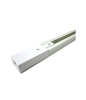 Binario 1mt Elettrificato 2 Poli Rinforzato Monofase Bianco Faro Pista-b Bina-b         