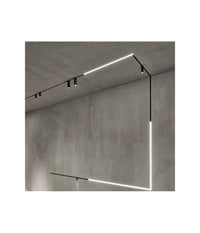 Binario Magnetico Nero 2mt 48v Da Incasso Per Faretti Led Con Copertura Tk670-2m         