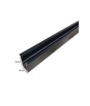 Binario Magnetico Nero 2mt 48v Da Incasso Per Faretti Led Con Copertura Tk670-2m         