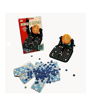 Bingo Lotto Tombola Lotteria Con Palla 48 Cartelle 90 Numeri Gioco Da Tavolo         