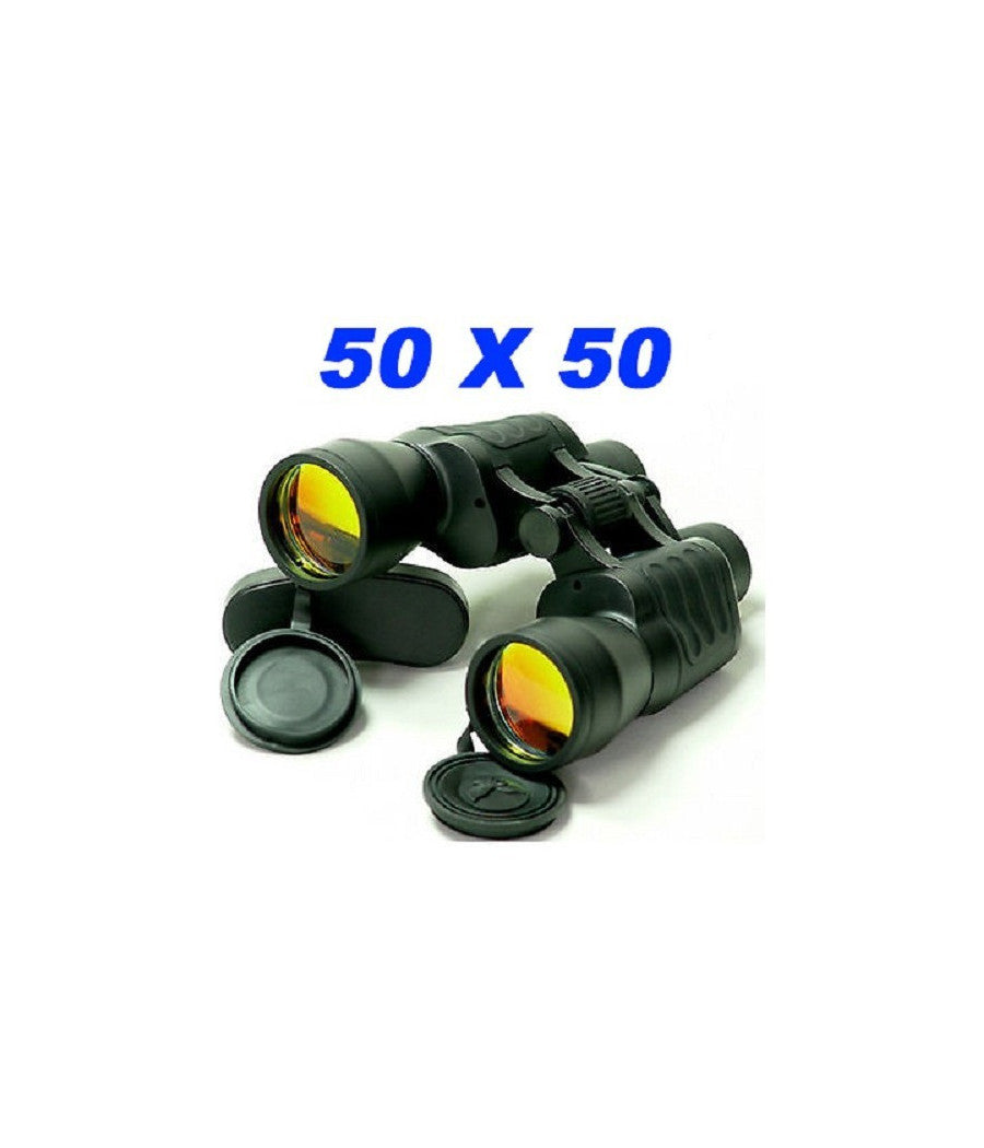 Binocolo 50x50 Antiriflesso Con Custodia Mimetico Campeggio Stadio Caccia Viaggi         